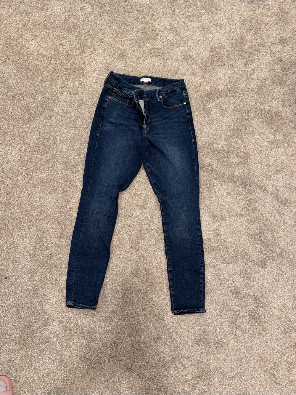 Good American size 32/15 Women’s Dark Blue Denim Jeans leggings